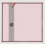 圖B:樑通過門,並與門呈垂直狀。