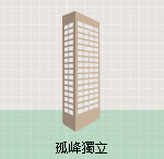 陽宅外形:孤峰獨立