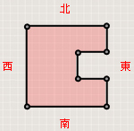 陽宅外形：東面缺角