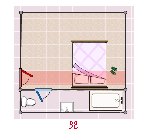 開門見床